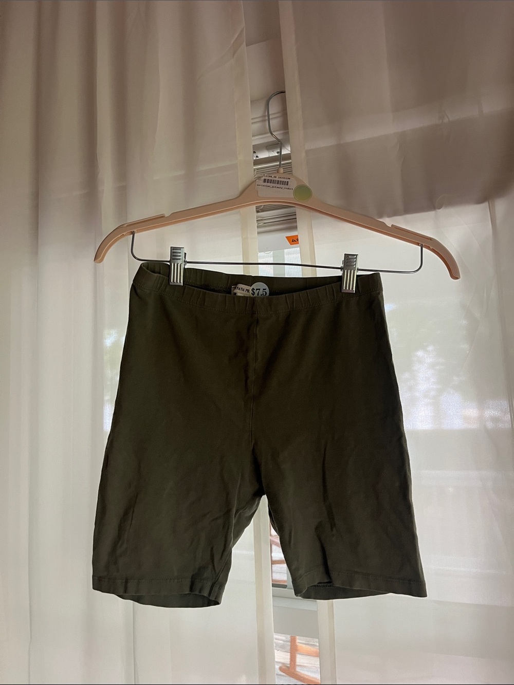 Zenana Outfitters Olive Green Athletic Shorts